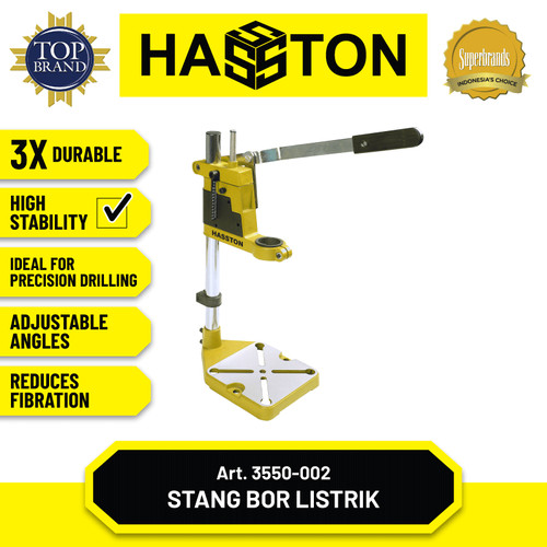 [EZM.1190163] Hasston Stang Bor Listrik / Dudukan Mesin Bor / Drill Stand (3550-002)