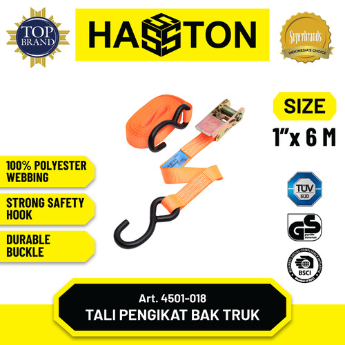 [EZM.1190168] Hasston Tali Tarik / Ratchet Tie Down Strap/ trackbelt/ kotrek (4501)