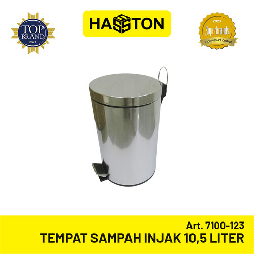[EZM.1190172] Hasston Tempat / Tong Sampah Injak 10.5 Liter (7100-123)