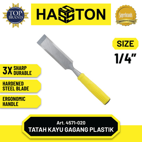 [EZM.1190173] Hasston Tatah Kayu 5/16" / Alat Pahat Kayu / Wood Chisel (4571-021)