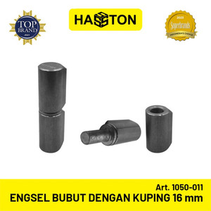 [EZM.1190690] Hasston Engsel Bubut 16mm + Kuping / Engsel Pagar Besi (1050-011)
