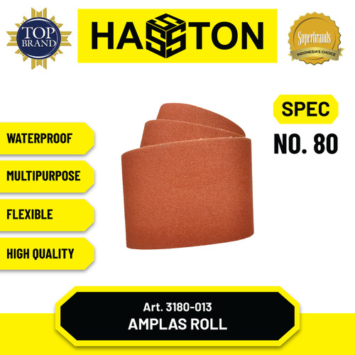 [EZM.1190181] Hasston Remplas Roll No.400 Panjang 1M / Amplas Roll Kain (3180-020)