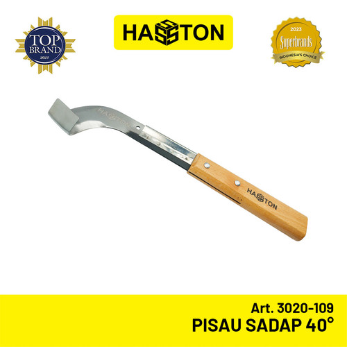 [EZM.1190704] Hasston Pisau Sadap 40 Derajat/ Pisau Karet / Tapping Knife (3020-109)
