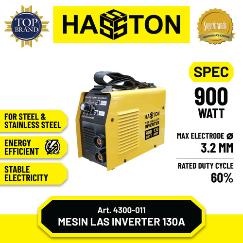 [EZM.1190719] Hasston Inverter Las 130A / Electric Welding Machine (4300-011)
