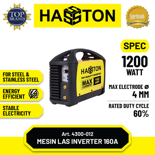[EZM.1190188] Hasston Inverter Las 160A / Travo Las / Welding Machine(4300-012)