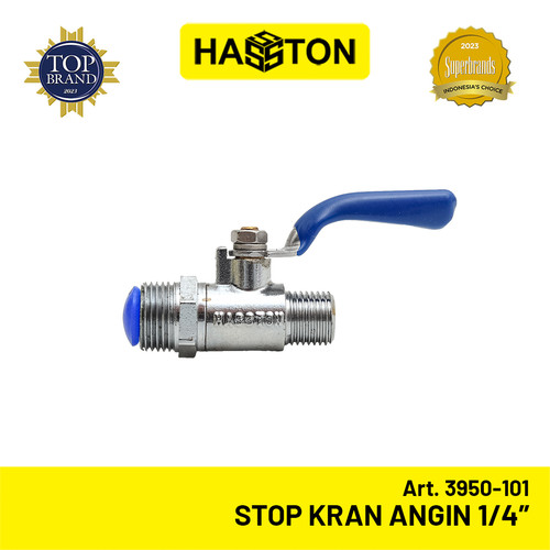 [EZM.1190721] Hasston Stop Kran Angin 1/4'' / Stop Kran Kompresor (3950-101)