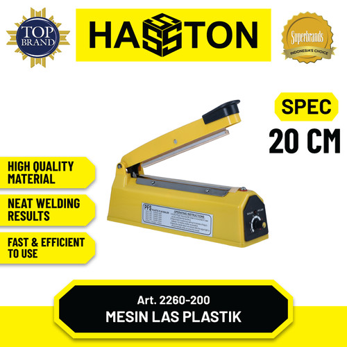 [EZM.1190189] Hasston Mesin Las Plastik 30cm / Impulse Sealer (2260-300)