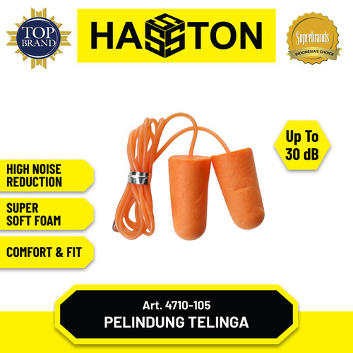 [EZM.1190212] Hasston Penyumbat Telinga / Safety Ear Plug (4710-106)