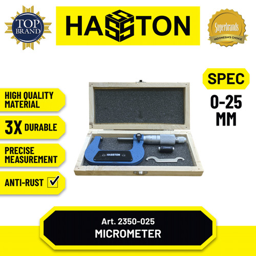 [EZM.1190214] Hasston Micrometer 75-100mm / Outside Micrometer (2350-100)