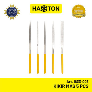 [EZM.1190777] Hasston Kikir Emas Diamond File Set 5 Pcs / Kikir Permata (1633-003)
