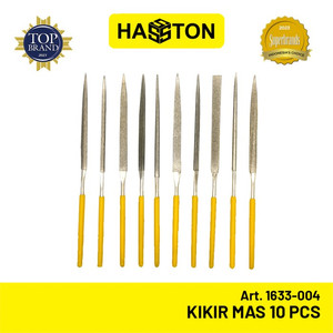 [EZM.1190813] Hasston Kikir Emas Diamond File Set 10 Pcs / Kikir Permata (1633-004)