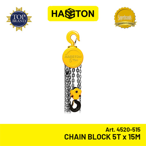 [EZM.1190237] Hasston Chain Block / Takel 5 Ton x 15 Meter (4520-515)