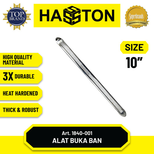 [EZM.1190265] Hasston Stang Kunci Buka Ban 10" x 3/4" / Sendok Buka Ban (1840-001)