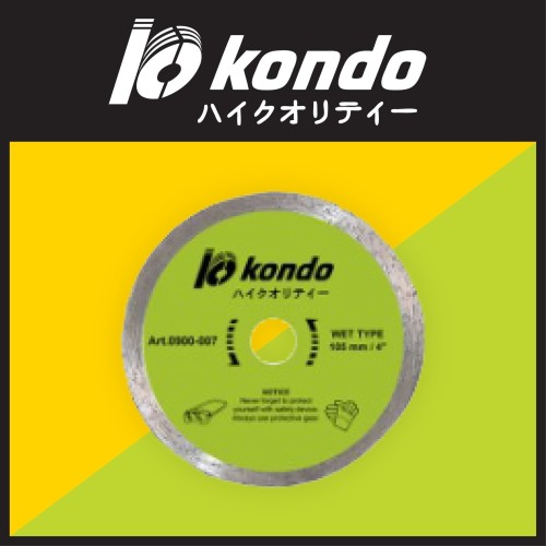 [EZM.1190295] KONDO Diamond Wheel Wet (Basah) / Diamond Cutting Disc (0900-007)