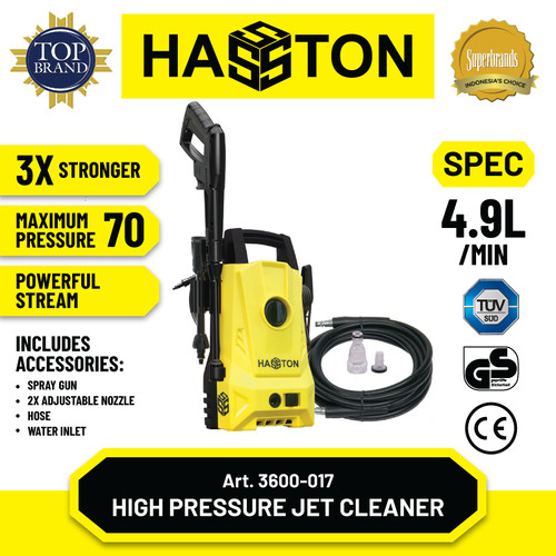 [EZM.1190297] HASSTON Jet Cleaner High Pressure / Mesin Cuci Mobil 3600-017