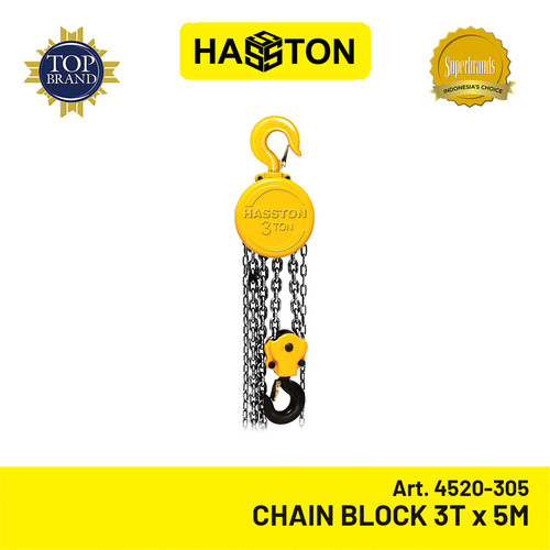 [EZM.1190301] Hasston Chain Block / Takel 3 Ton x 5 Meter (4520-305)