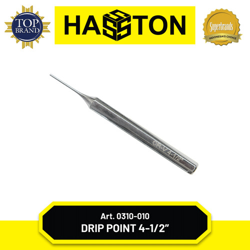 [EZM.1190323] Hasston Drip Point 4-1/2” / Titik dan Steel Scriber (0310-010)