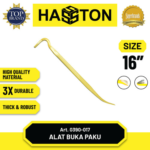 [EZM.1190326] Hasston Alat Buka Paku Heavy Duty / Bukaan Paku Linggis (0390)