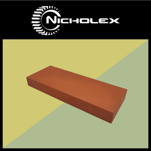[EZM.1190330] NICHOLEX Batu Gosok Untuk Planer Grip 600 Merah Bata (0530-016)