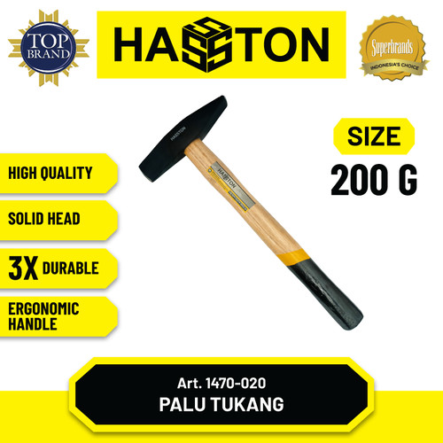 [EZM.1190368] Hasston Hammer Ketok Karat Gg. Kayu / Palu Chipping (1470)
