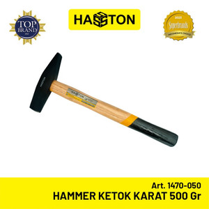 [EZM.1191045] Hasston Hammer Ketok Karat Gg. Kayu 500gr / Palu Chipping (1470-050)