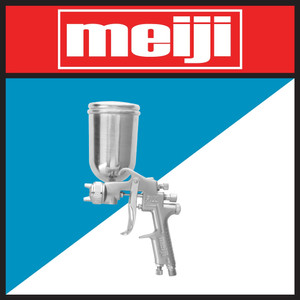 [EZM.1190370] MEIJI Spray Gun Tabung Atas F-100G / Alat Semprot Cat (3790-100)