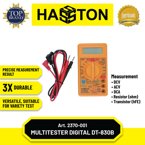 [EZM.1190374] Hasston Multi Tester Digital DT830B / Digital Multitester (2370-001)