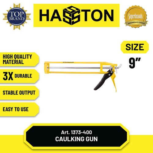 [EZM.1190375] Hasston Caulking Gun Model Tabung 9" (1370-100)