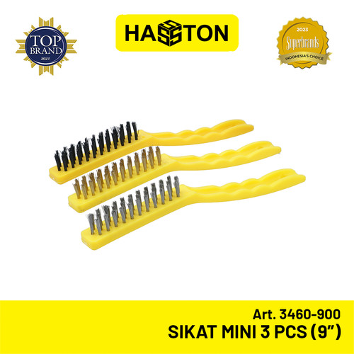 [EZM.1191054] Hasston Sikat Kawat Besar 9" Set 3Pcs (3460-900)