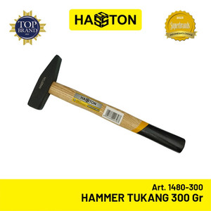 [EZM.1191064] Hasston Hammer Tukang Gg. Kayu 300gr / Palu Kaca (1480-300)