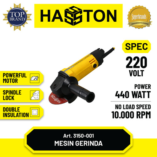 [EZM.1190397] Hasston Dris Gerinda 100mm / Angle Grinder (3150-001)