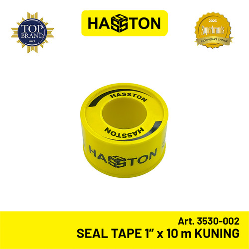 [EZM.1191076] Hasston Seal Tape 1"x10m Kuning / Seltip Pipa (3530-002)