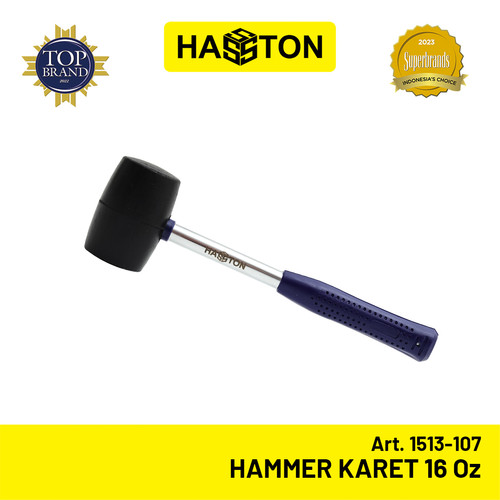 [EZM.1191125] Hasston Hammer Karet Gagang Besi 16 oz / Palu Karet (1513-107)