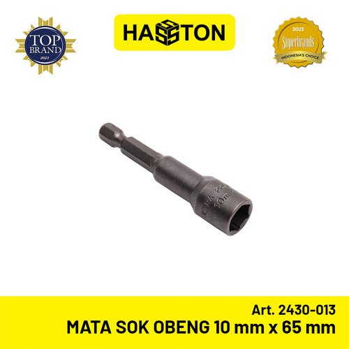 [EZM.1191147] Hasston Mata Sok Obeng 10mmx65mm Super / Magnetic Nut Setter(2430-013)