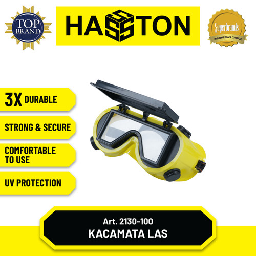 [EZM.1190504] Hasston Kaca Mata Las Buka Tutup / Safety Welding Goggles (2130-100)