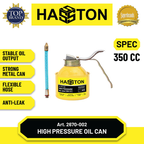 [EZM.1190515] Hasston Semprotan Oli Kaleng 500cc / Oli Can / Oil Can (2670-001)