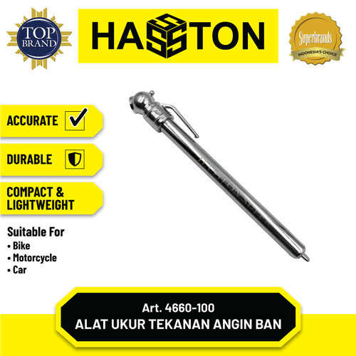 [EZM.1190524] Hasston Alat Ukur Angin Ban Model Pen / Pen Style Tire Gauge(4660-100)