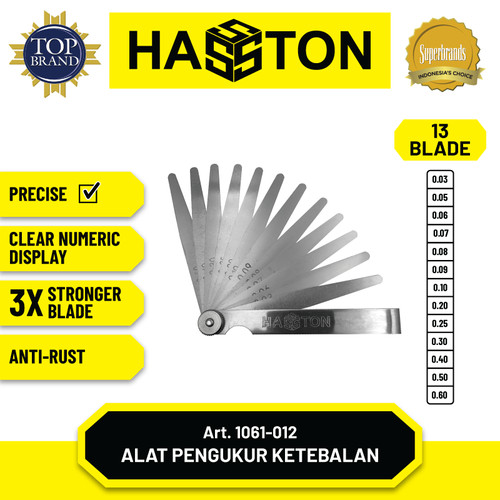 [EZM.1190527] Hasston Fuller 13 Blades 4'' ( 0.03 - 0.60mm ) (1061-012)
