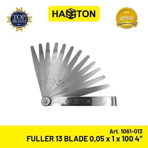 [EZM.1191190] Hasston Fuller 13 Blades 4'' ( 0.05 - 1.00mm ) (1061-013)