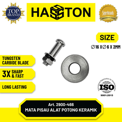 [EZM.1190530] Hasston Pisau Potong Keramik 16mm / Granite Tile Cutter (2900-466)
