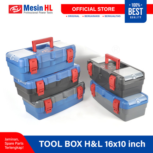 [EZM.8600143] HL Tool Box / Tool Box Besar Plastik 16 Inch x 10