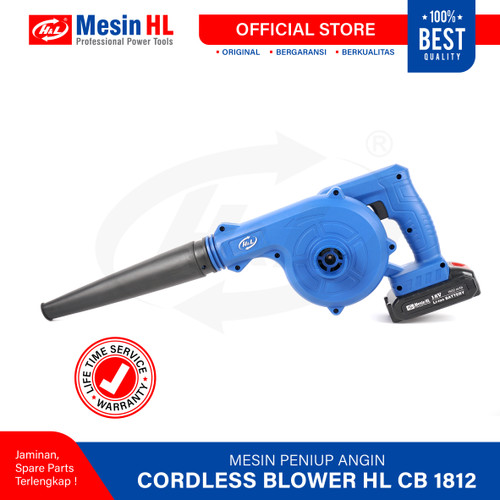 [EZM.8600157] HL Mesin Peniup Angin Baterai / Cordless Blower HL CB 1812 18V