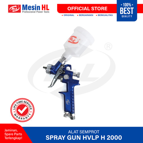 [EZM.8600206] HL Alat Semprot Cat Mini / Spray Gun HVLP H2000