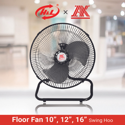 [EZM.8601013] AK Kipas Angin Lantai / Floor Fan Swing HOO 12"