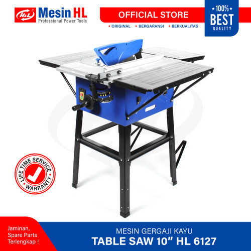 [EZM.8600231] HL Mesin Gergaji Kayu Meja 10 Inch / Table Saw 10" HL 6127