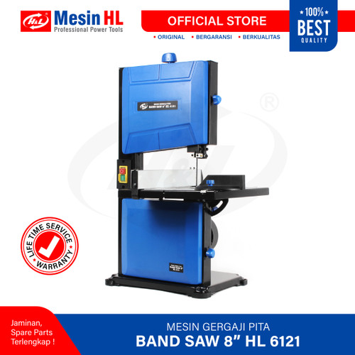 [EZM.8600233] HL Mesin Gergaji Ukir / Band Saw 8" HL 6121