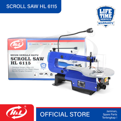 [EZM.8600295] HL Mesin Ukir Kayu / Scroll Saw HL 6115