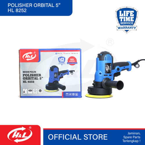 [EZM.8600307] HL Mesin Poles Dual Action 5" / Polisher Orbital 5" HL 8252