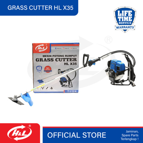 [EZM.8600344] HL Mesin Potong Rumput Gendong 4 Tak / Grass Cutter HL X35
