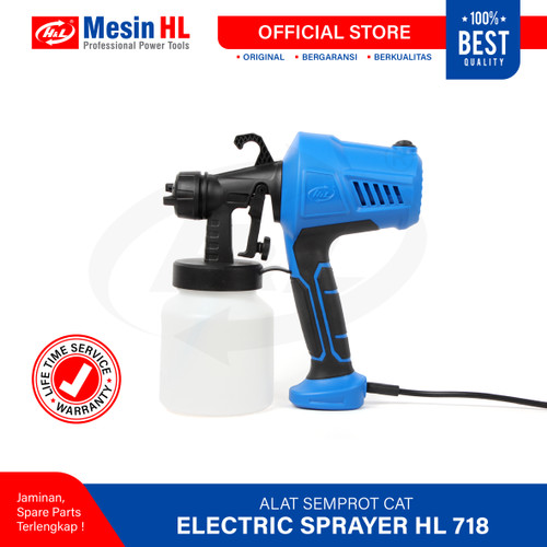 [EZM.8600726] HL Electric Sprayer 718 / Alat Semprot Cat Elektrik